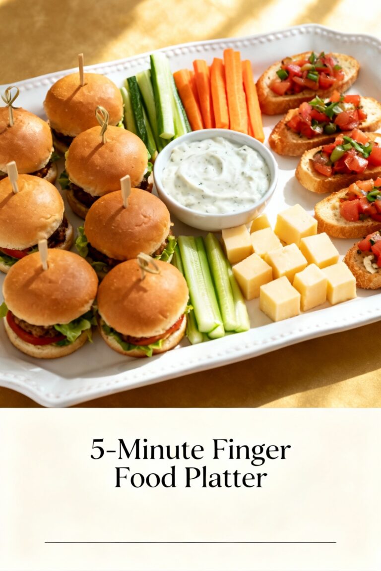 5-Minute Finger Food Platter