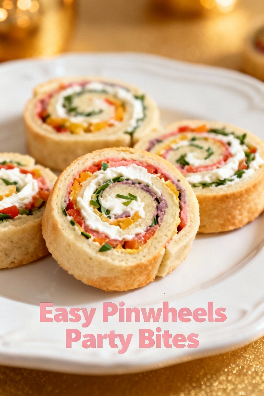Easy Pinwheels Party Bites
