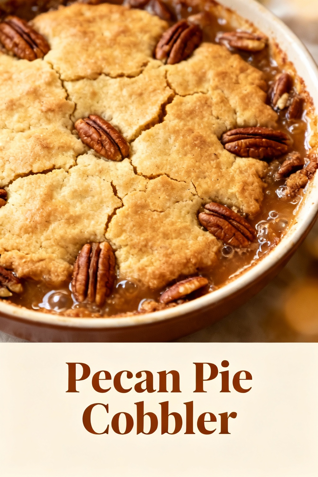 Pecan Pie Cobbler