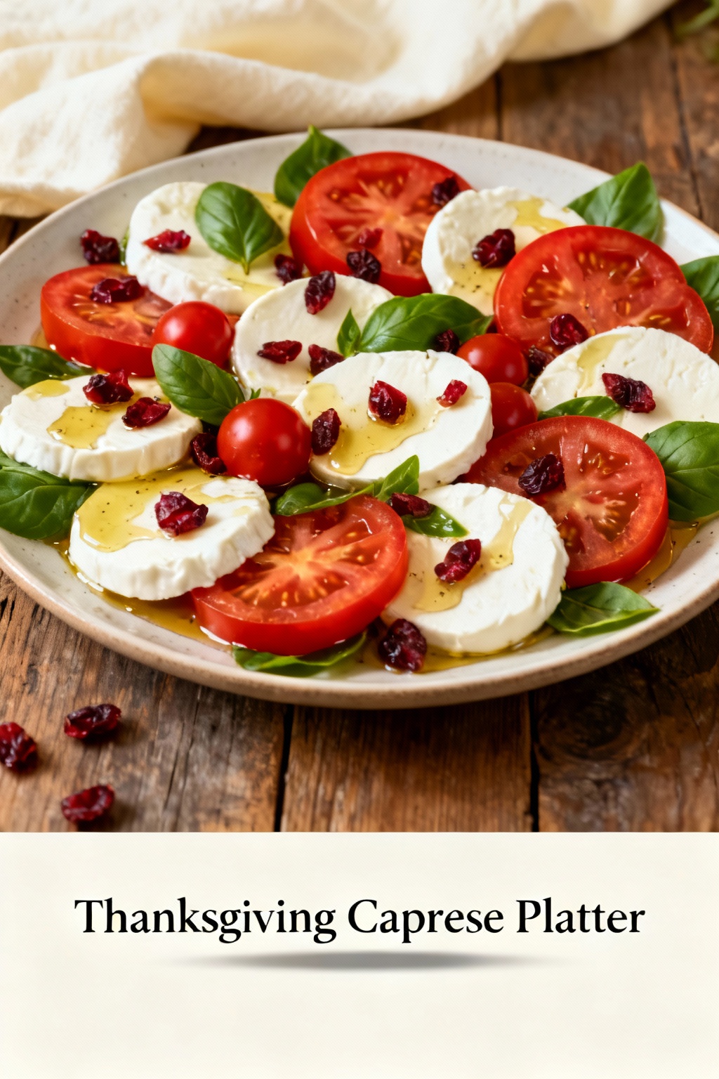 Thanksgiving Caprese Platter