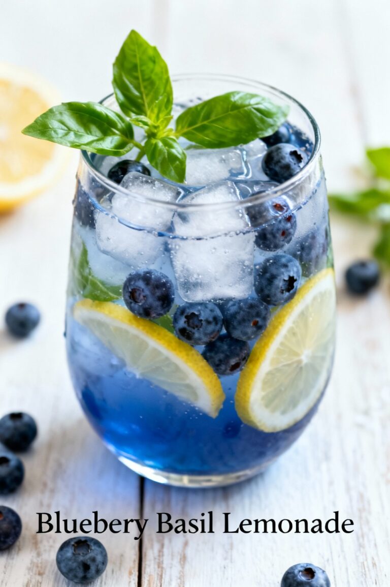 Blueberry Basil Lemonade