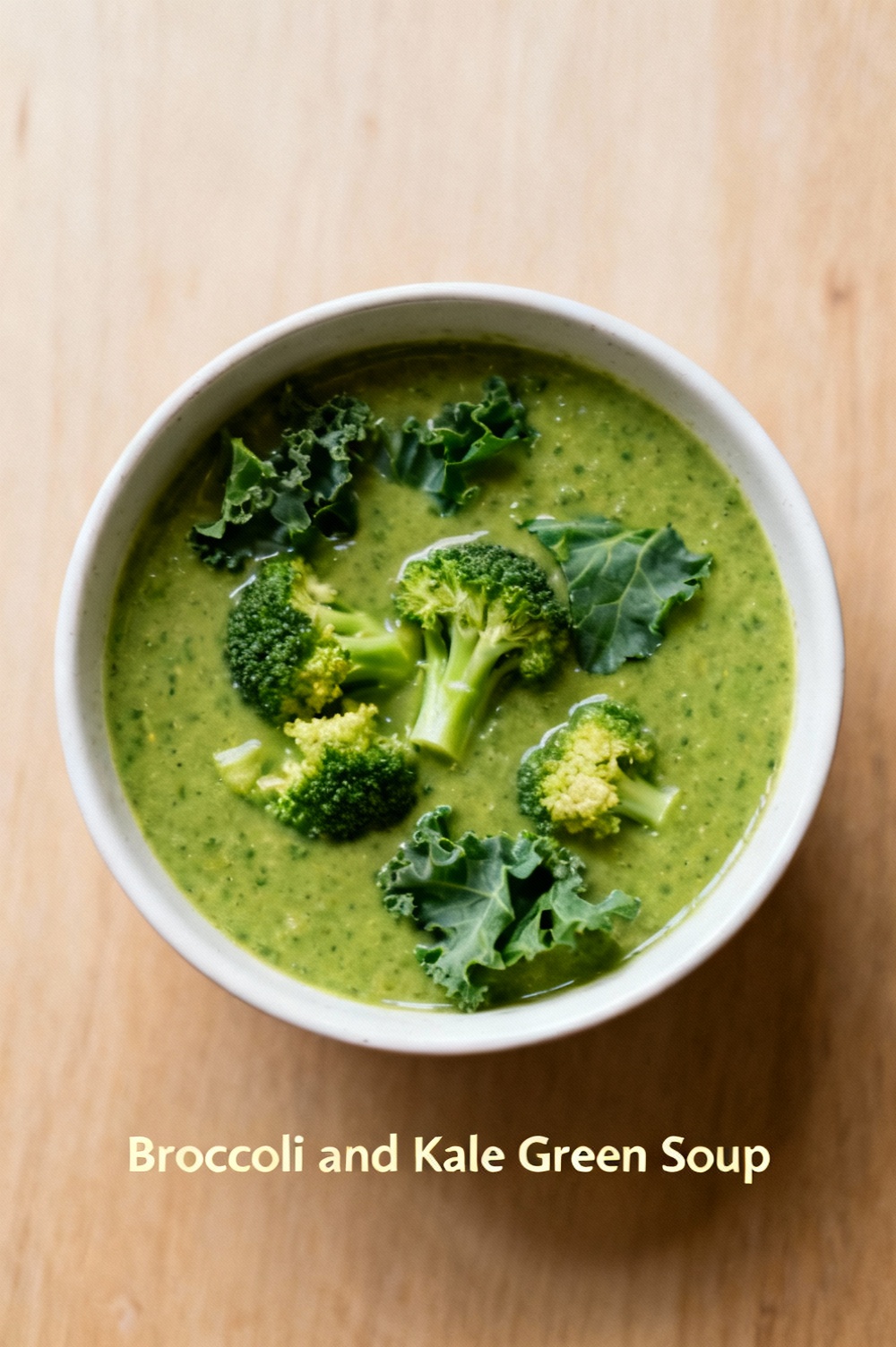Broccoli and Kale Green Soup