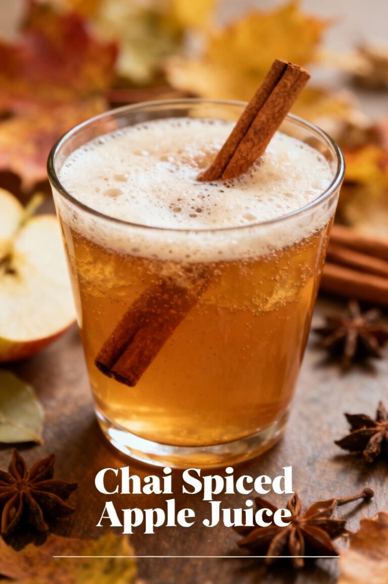 Chai Spiced Apple Juice