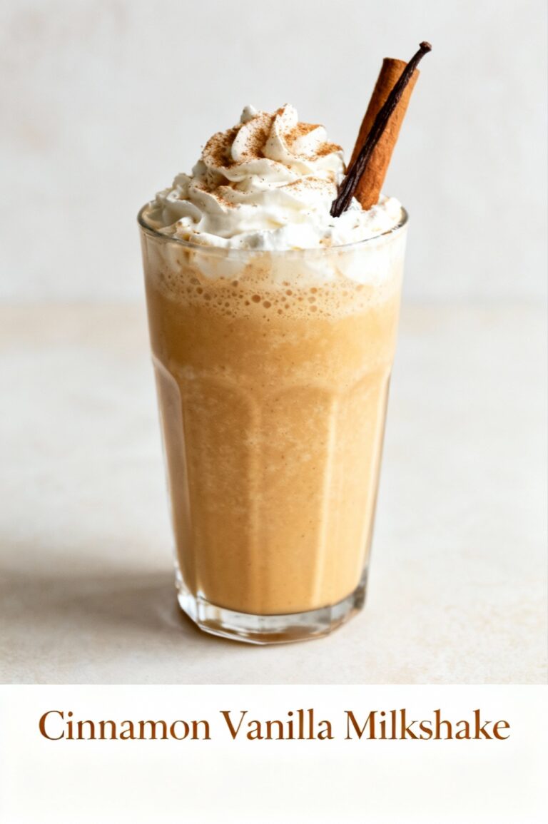 Cinnamon Vanilla Milkshake