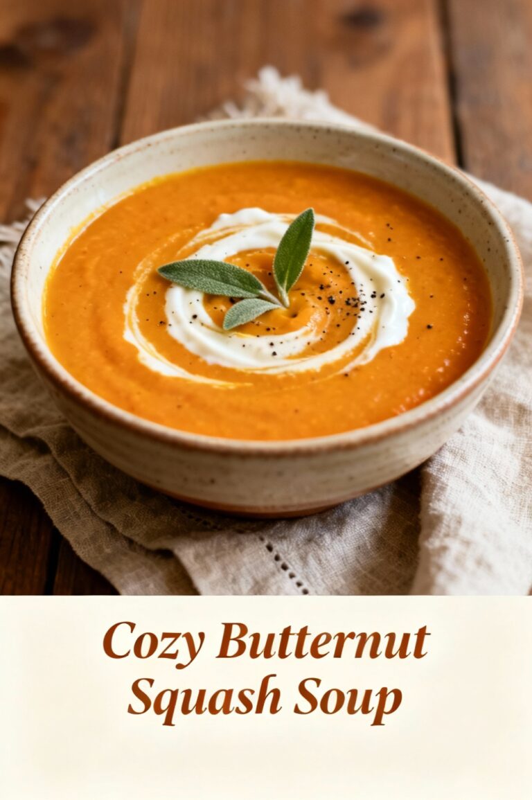 Cozy Butternut Squash Soup
