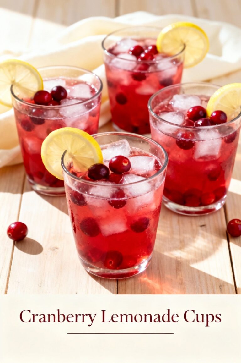 Cranberry Lemonade Cups