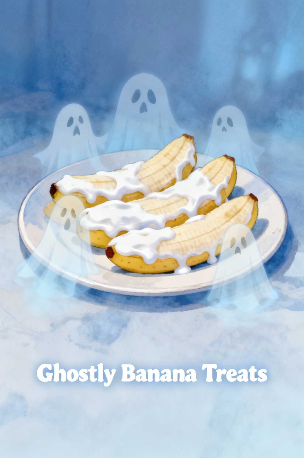 Ghostly Banana Treats