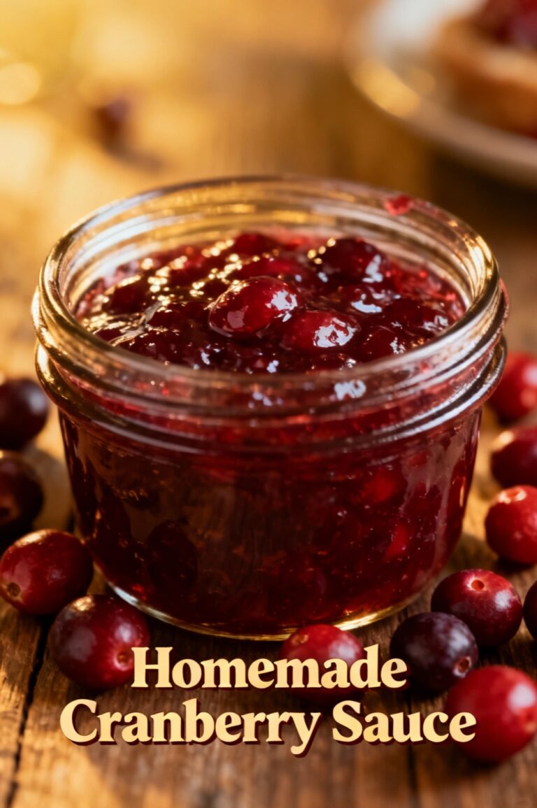 Homemade Cranberry Sauce