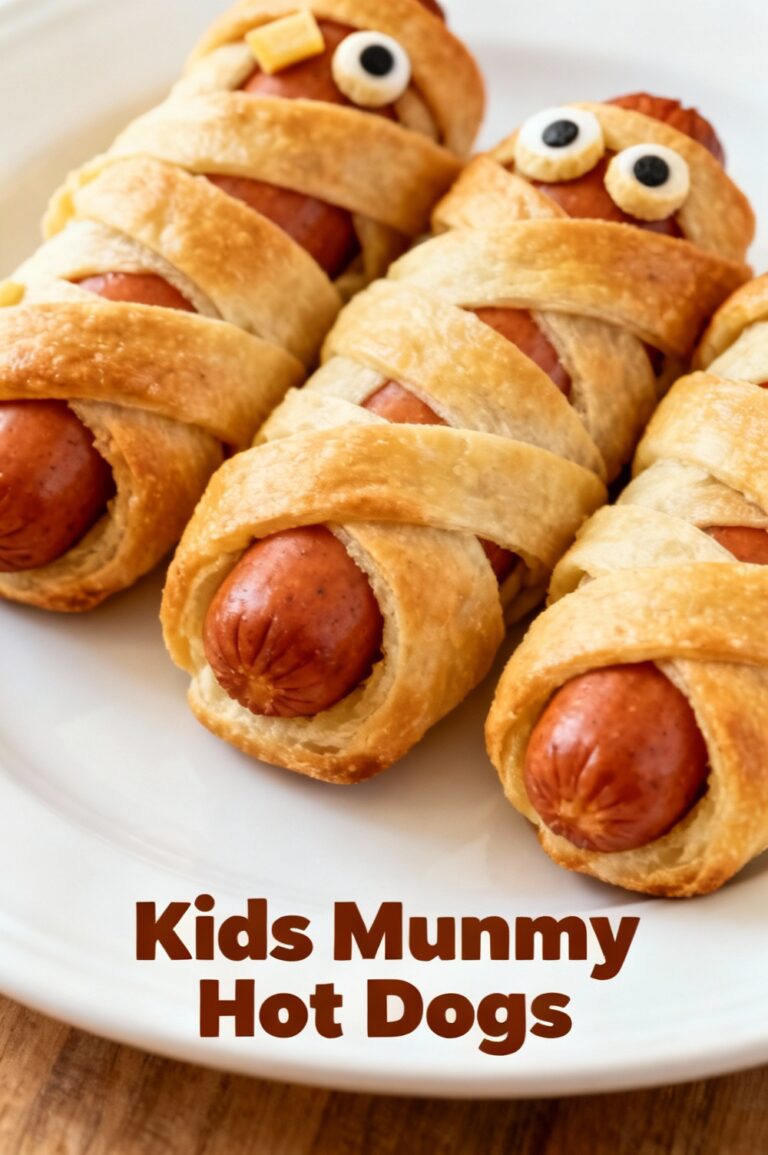 Kids Mummy Hot Dogs