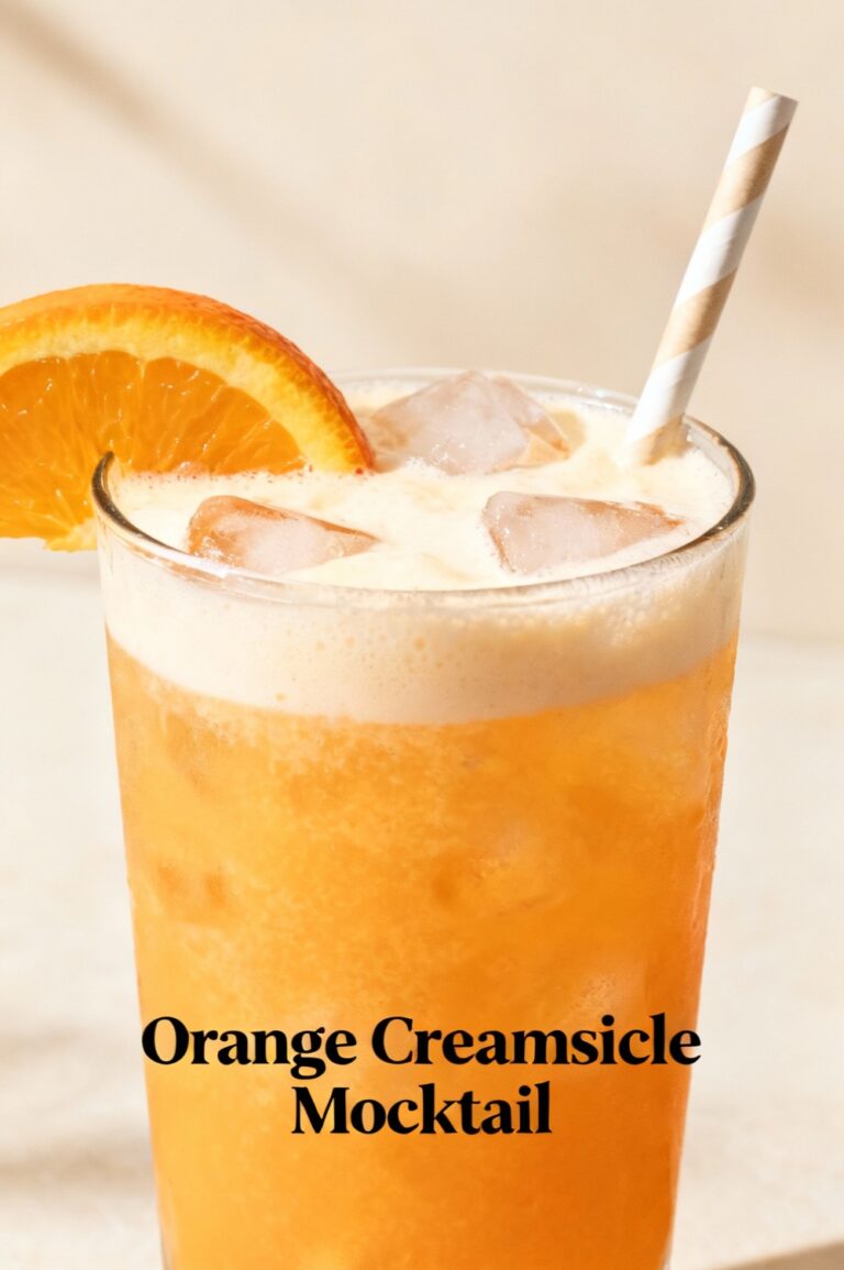 Orange Creamsicle Mocktail