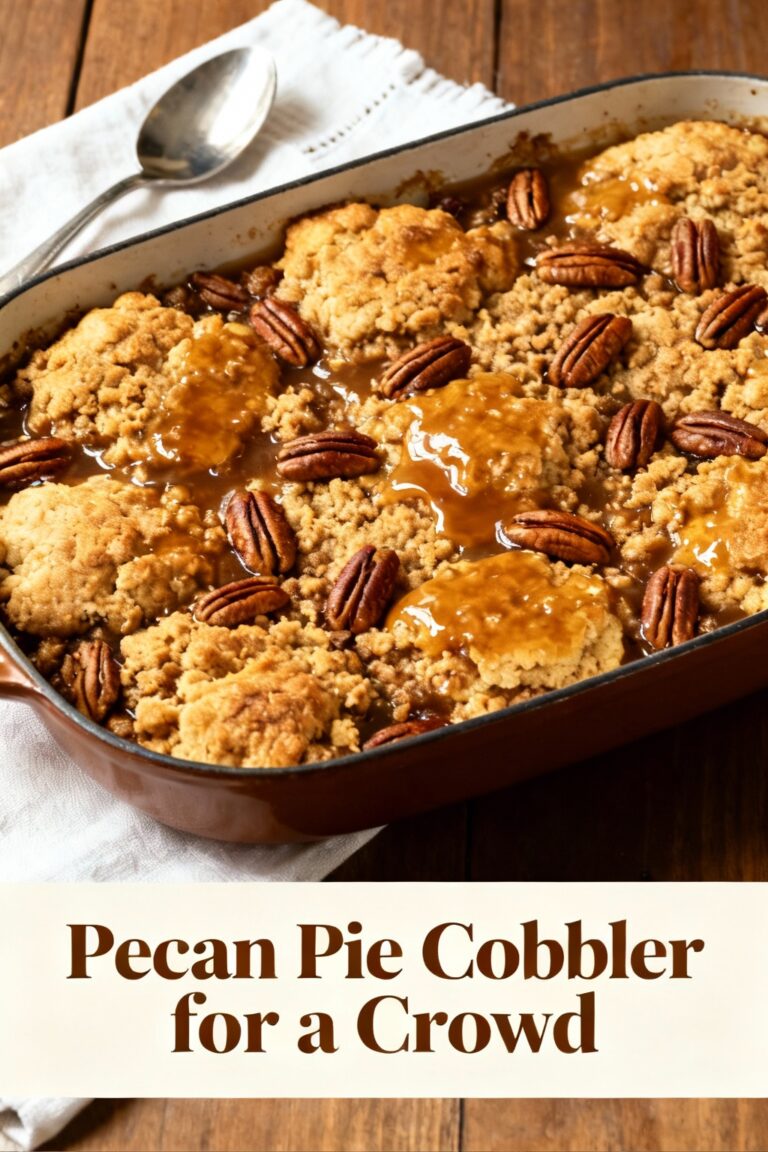 Pecan Pie Cobbler for a Crowd