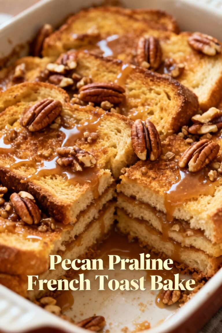 Pecan Praline French Toast Bake