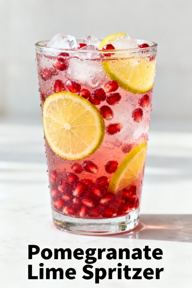 Pomegranate Lime Spritzer