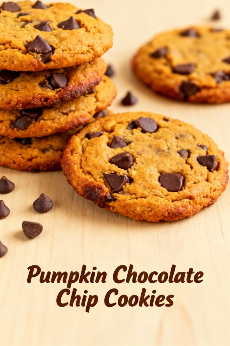Pumpkin Chocolate Chip Cookies