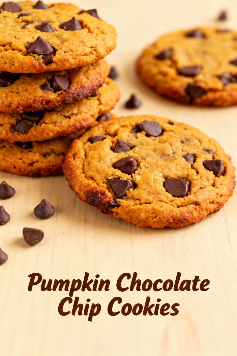 Pumpkin Chocolate Chip Cookies
