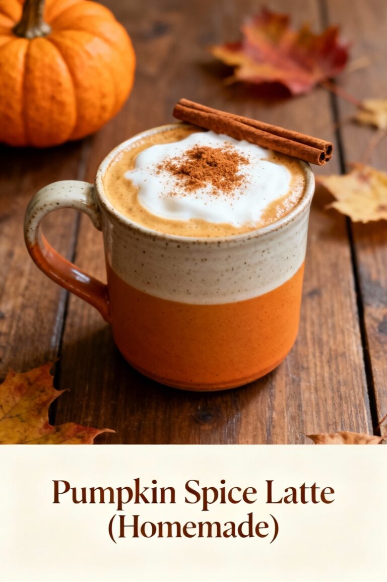 Pumpkin Spice Latte (Homemade)