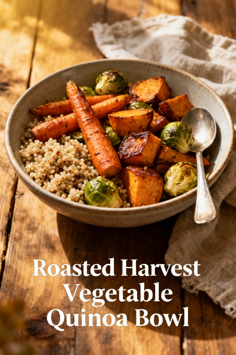 Roasted Harvest Vegetable Quinoa Bowl