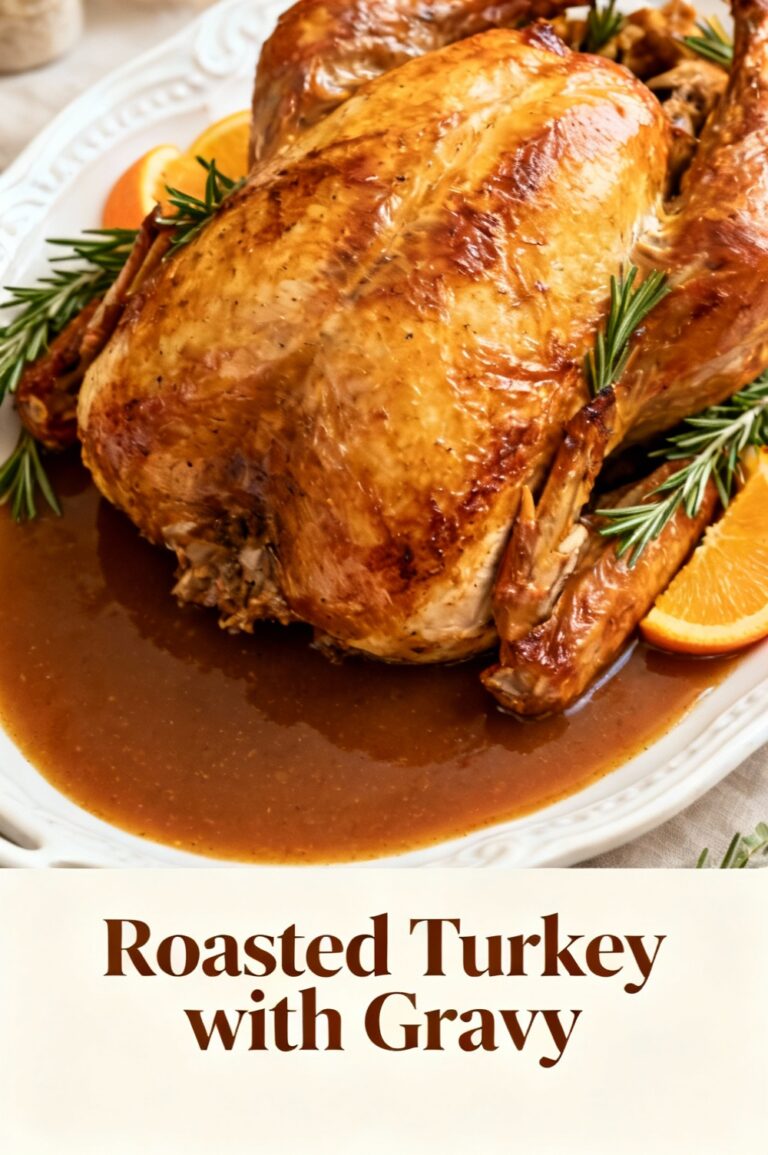 Roasted Turkey with Gravy