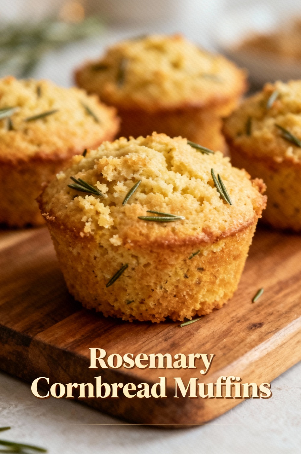 Rosemary Cornbread Muffins