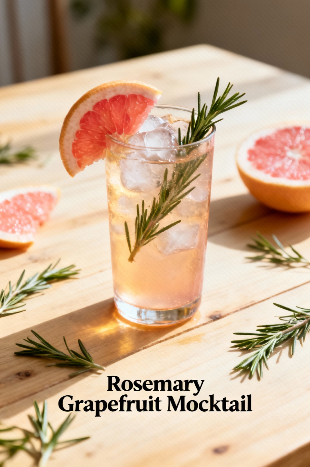 Rosemary Grapefruit Mocktail