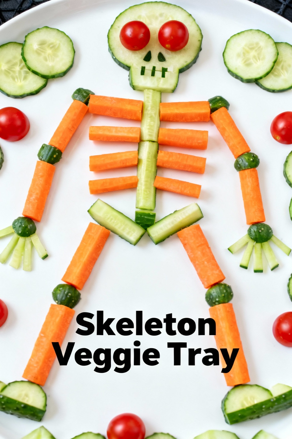 Skeleton Veggie Tray