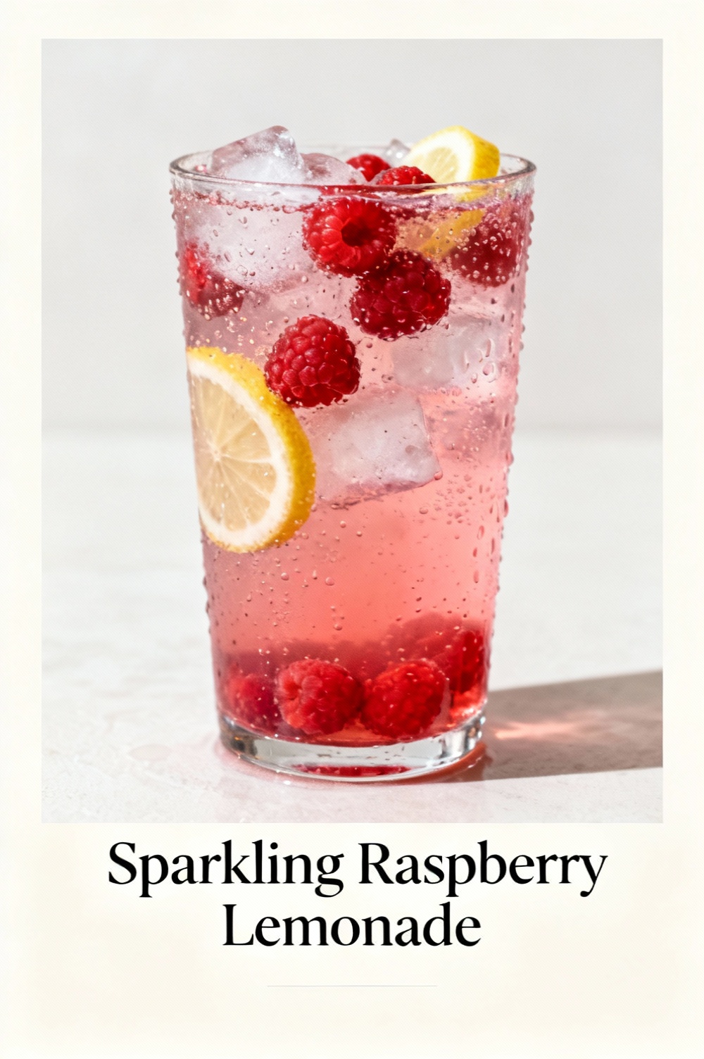 Sparkling Raspberry Lemonade
