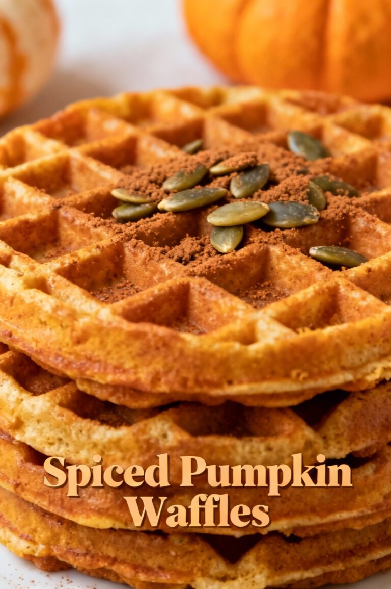 Spiced Pumpkin Waffles