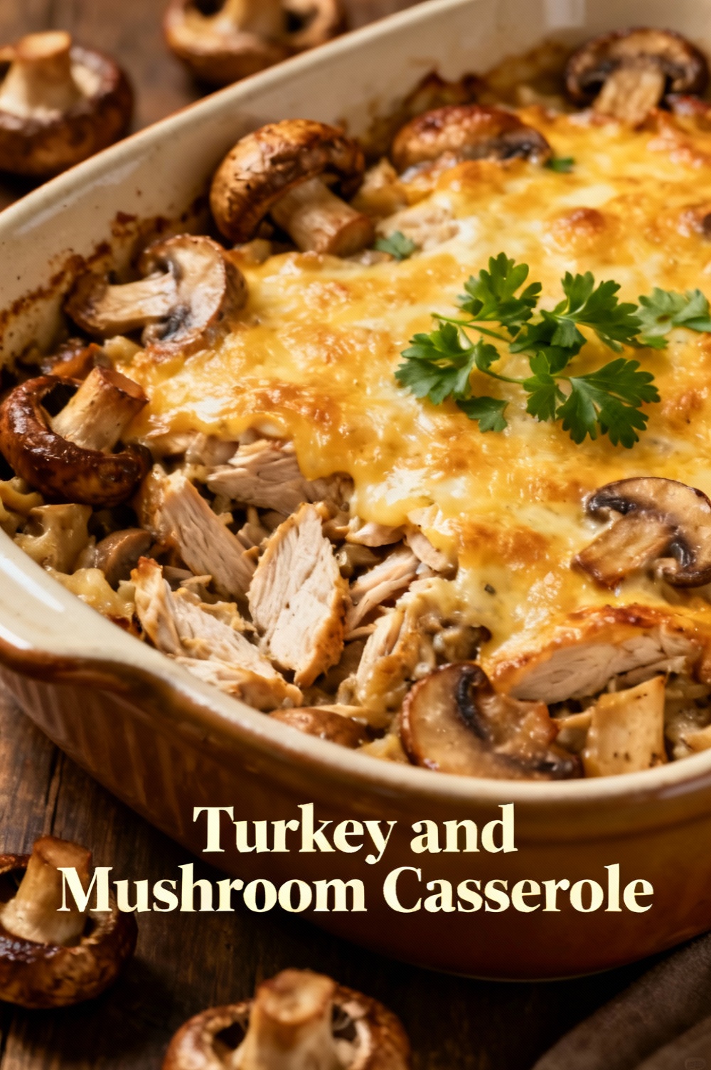 Turkey and Mushroom Casserole