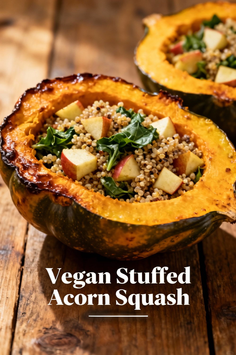 Vegan Stuffed Acorn Squash