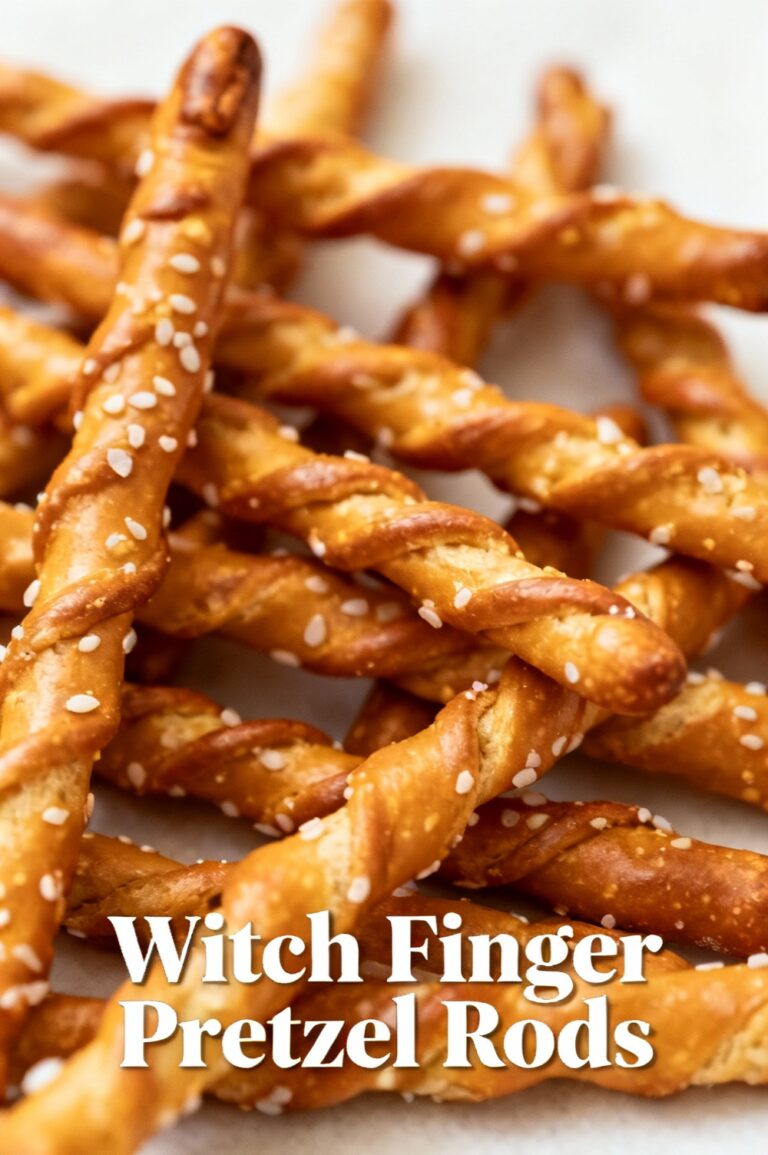 Witch Finger Pretzel Rods