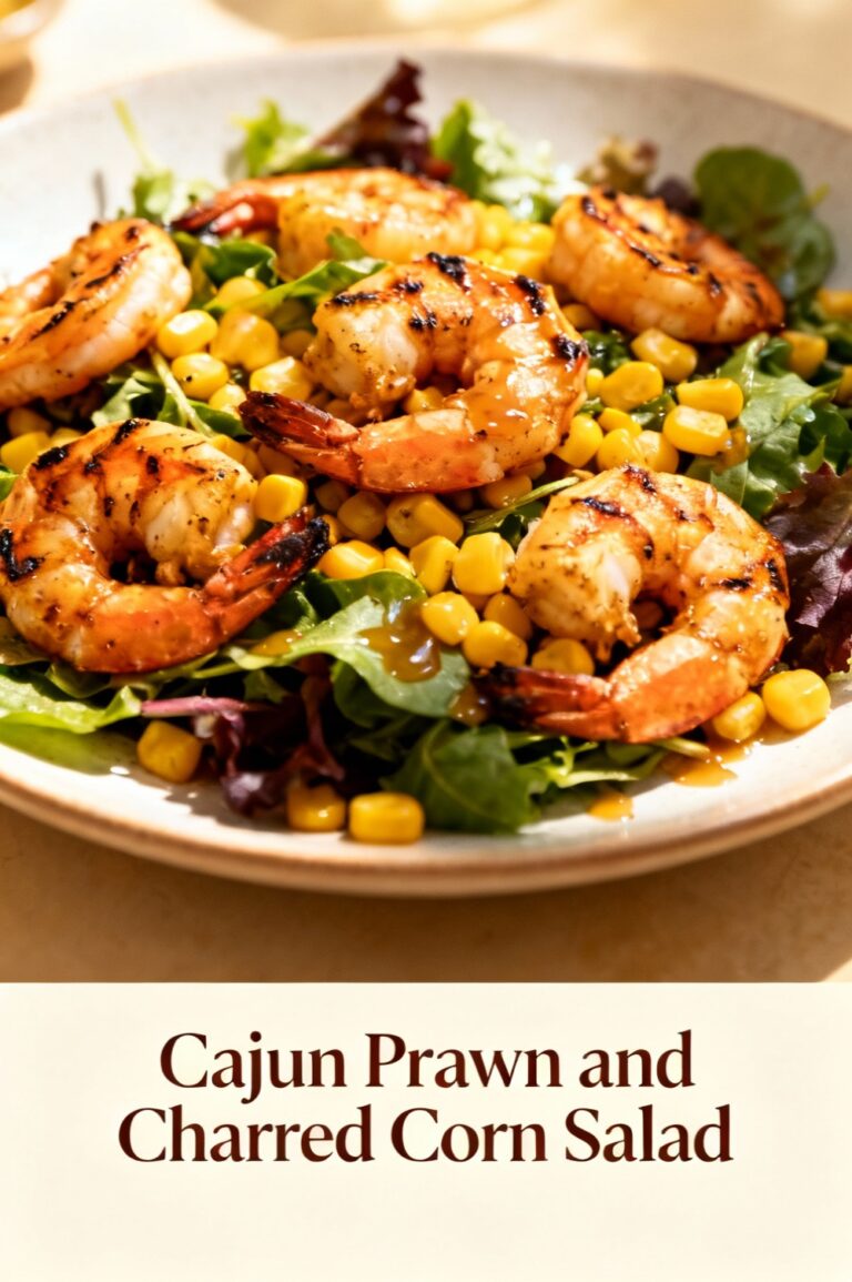 Cajun Prawn and Charred Corn Salad