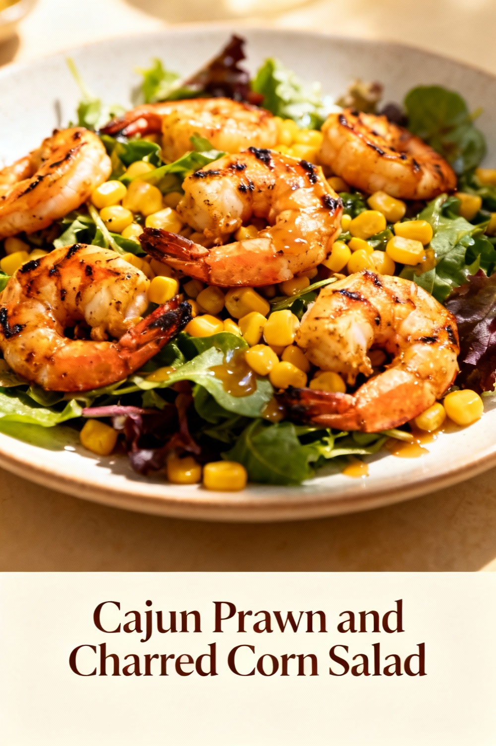 Cajun Prawn and Charred Corn Salad