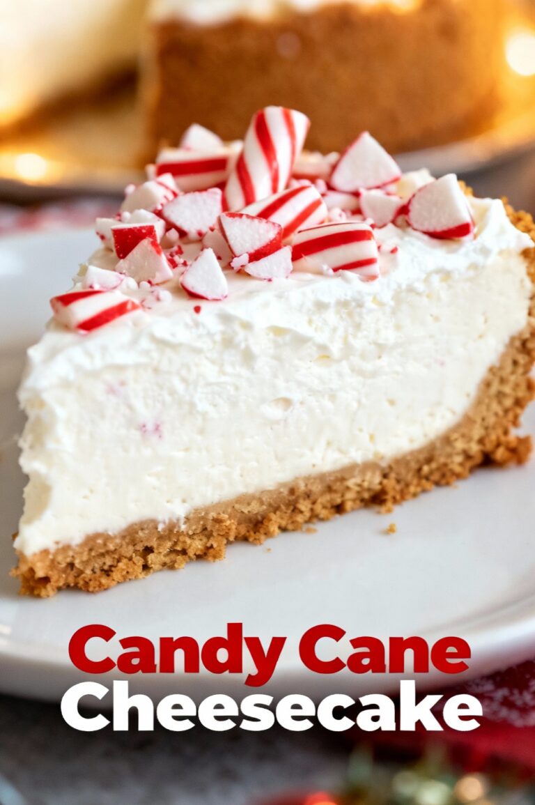 Candy Cane Cheesecake