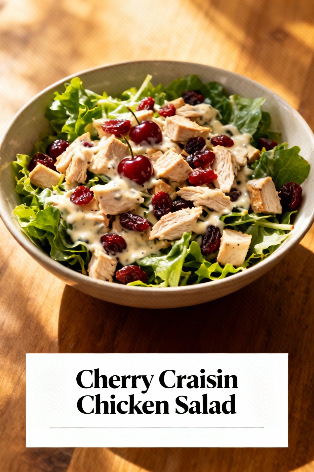 Cherry Craisin Chicken Salad