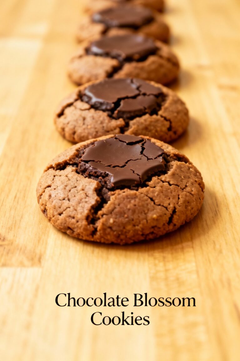 Chocolate Blossom Cookies
