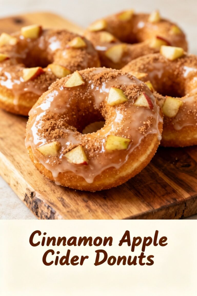 Cinnamon Apple Cider Donuts