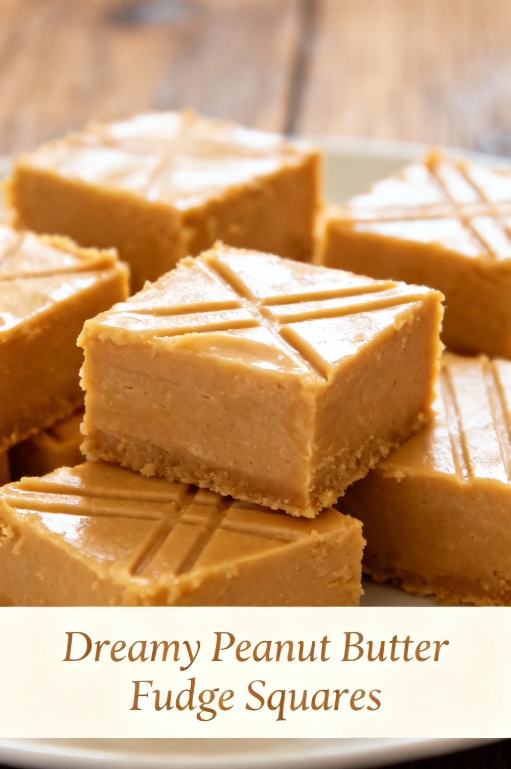 Dreamy Peanut Butter Fudge Squares