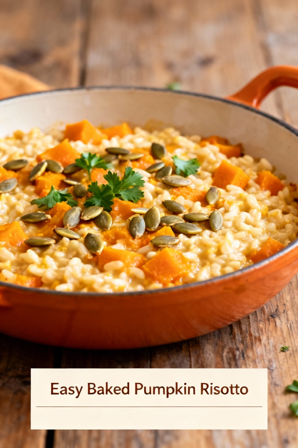 Easy Baked Pumpkin Risotto