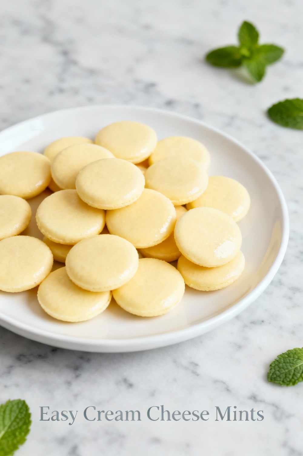 Easy Cream Cheese Mints