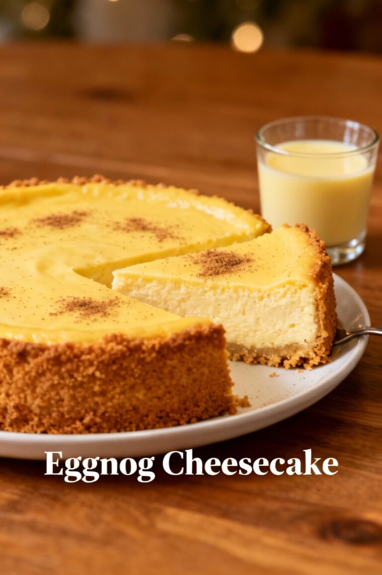 Eggnog Cheesecake