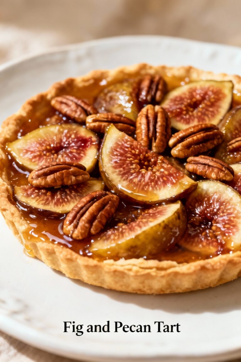 Fig and Pecan Tart