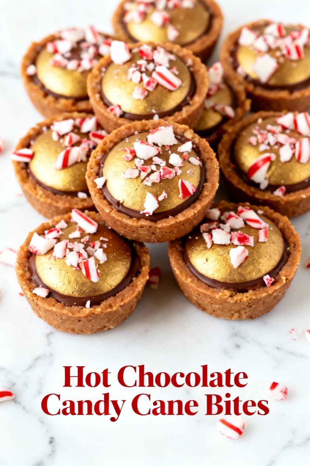 Hot Chocolate Candy Cane Bites