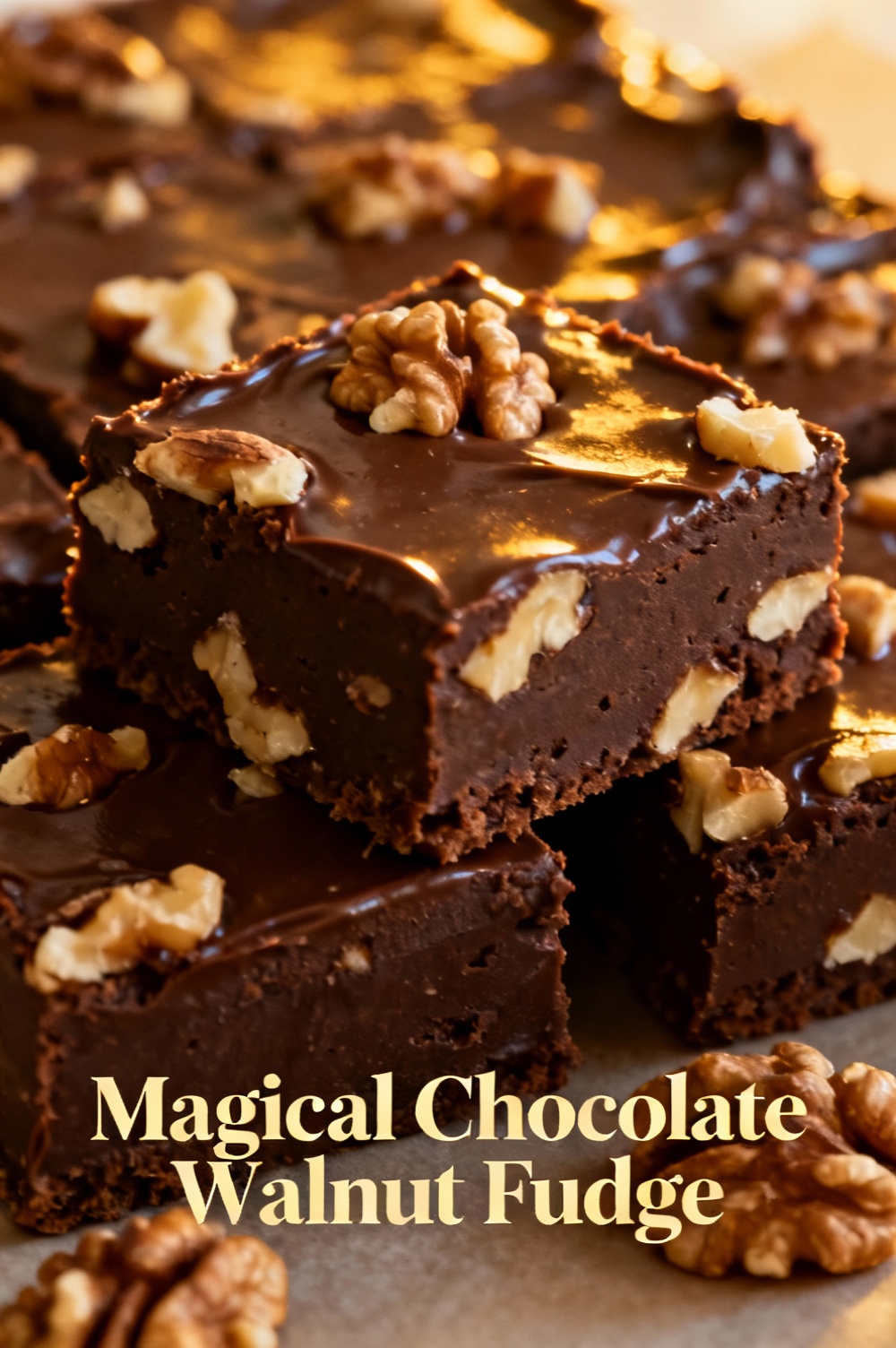 Magical Chocolate Walnut Fudge