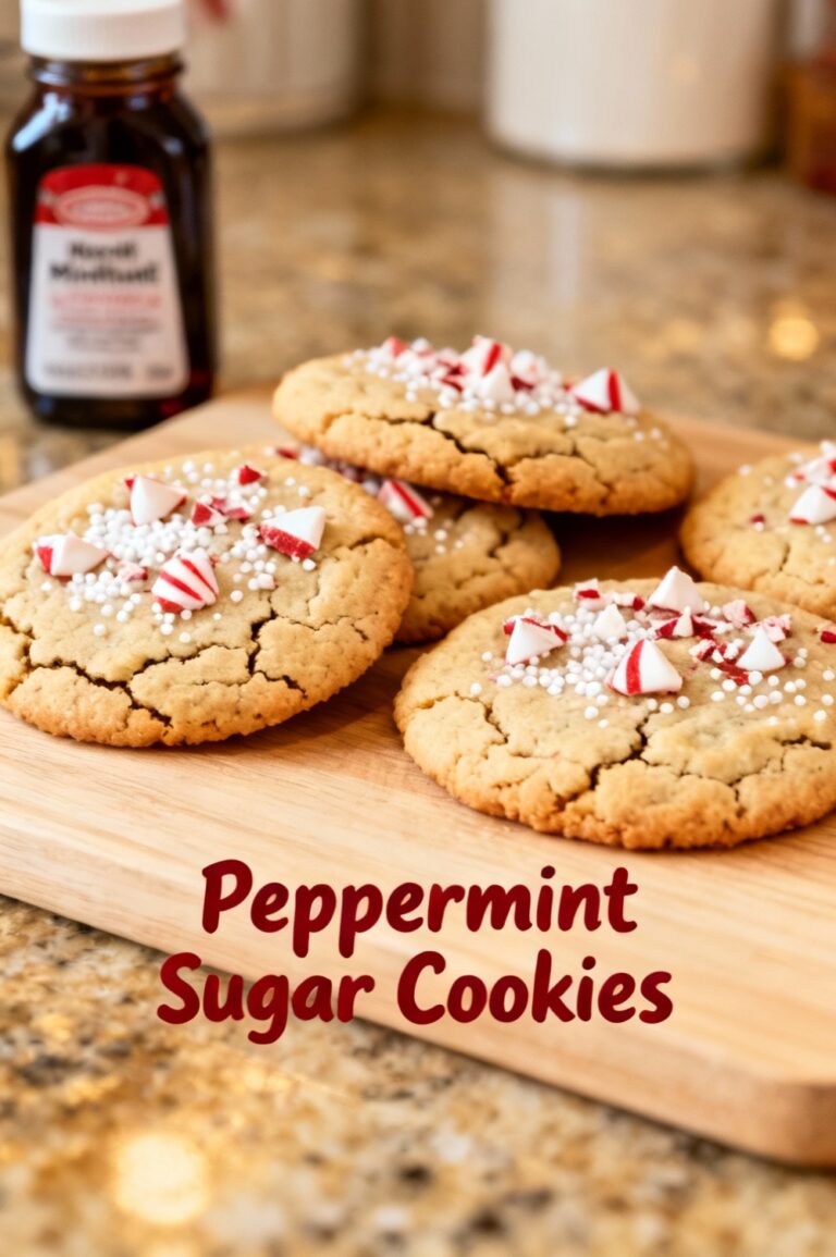 Peppermint Sugar Cookies