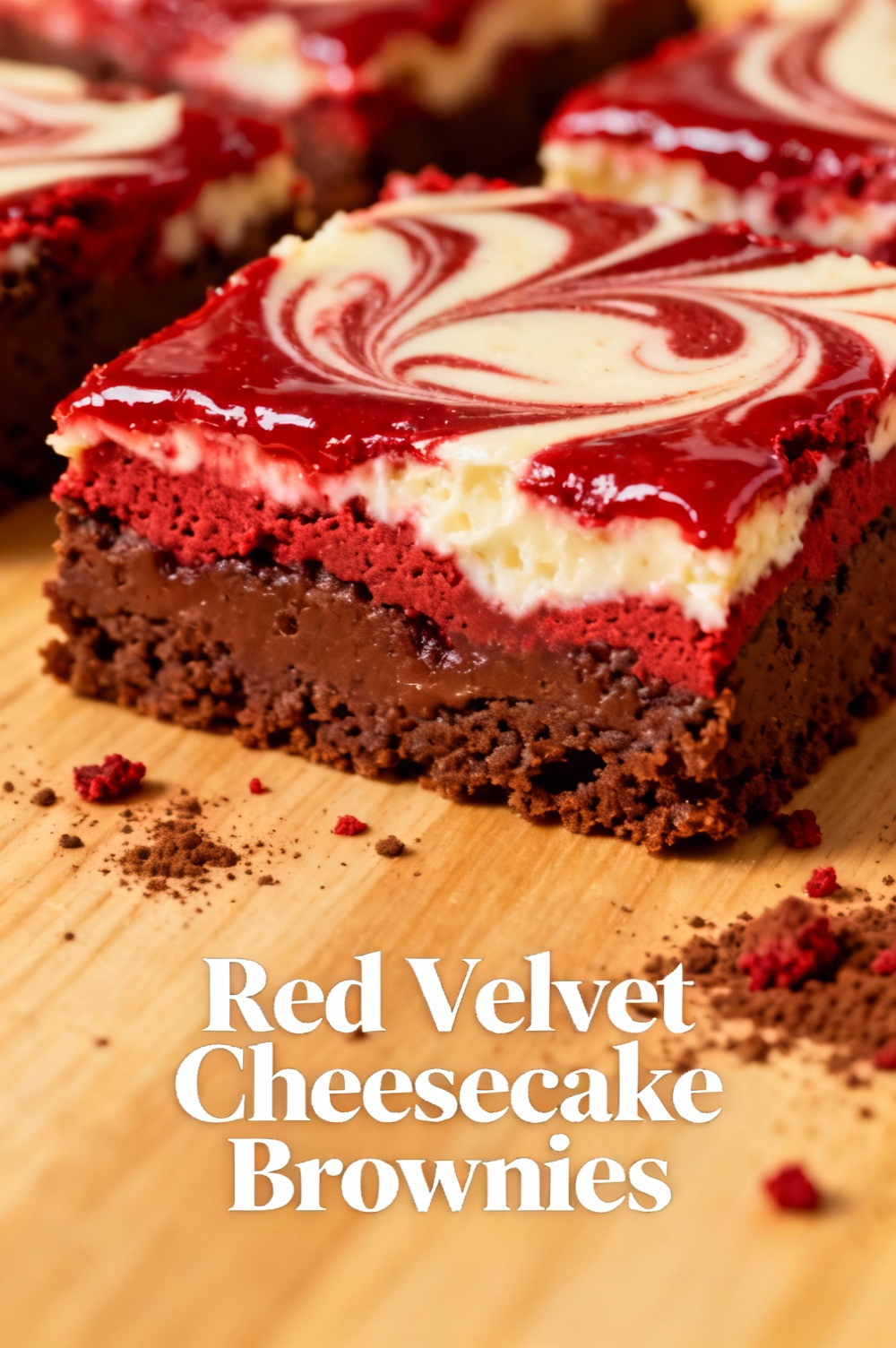 Red Velvet Cheesecake Brownies