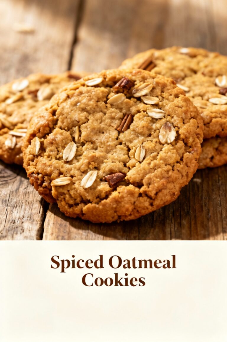 Spiced Oatmeal Cookies