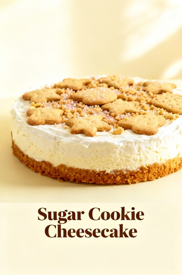 Sugar Cookie Cheesecake