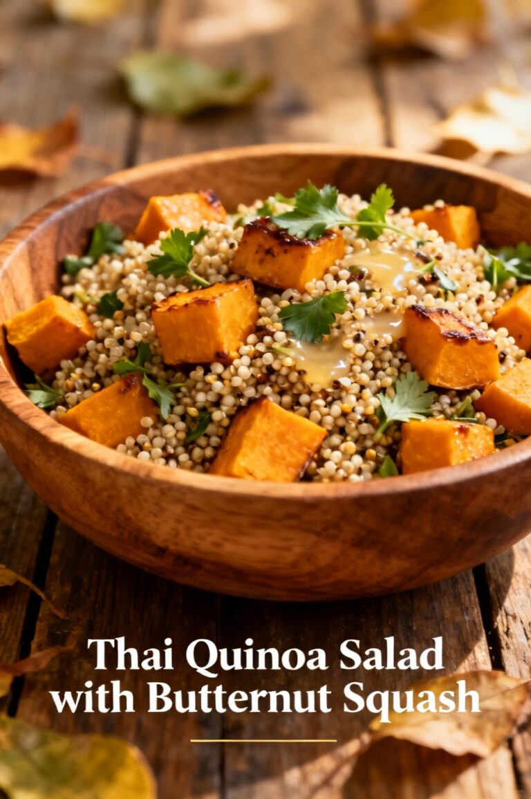Thai Quinoa Salad with Butternut Squash