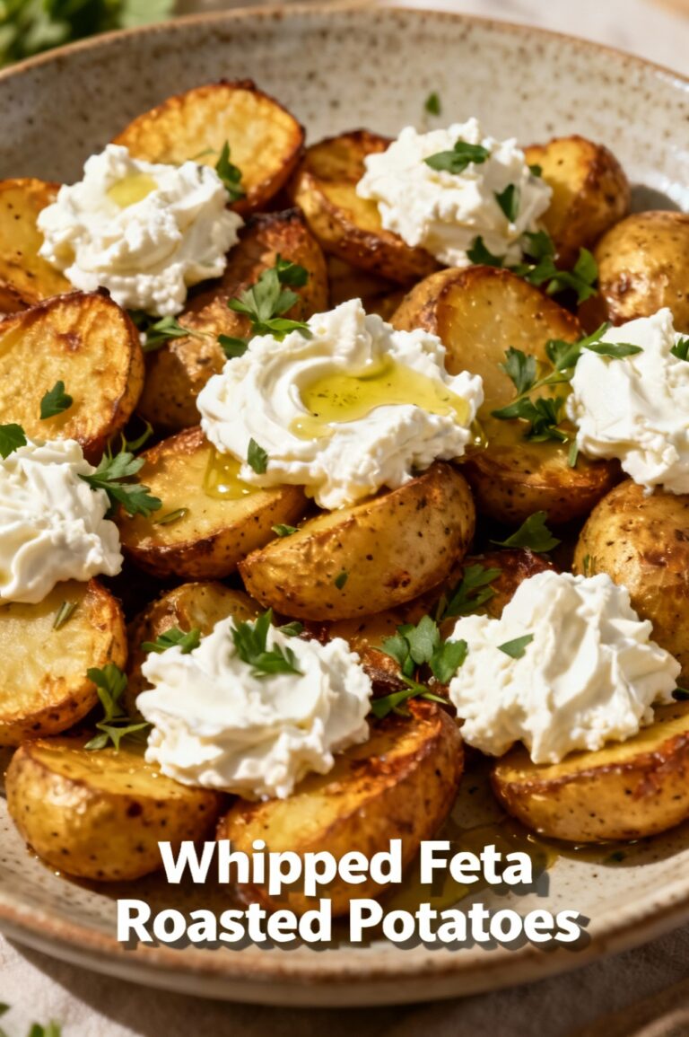 Whipped Feta Roasted Potatoes