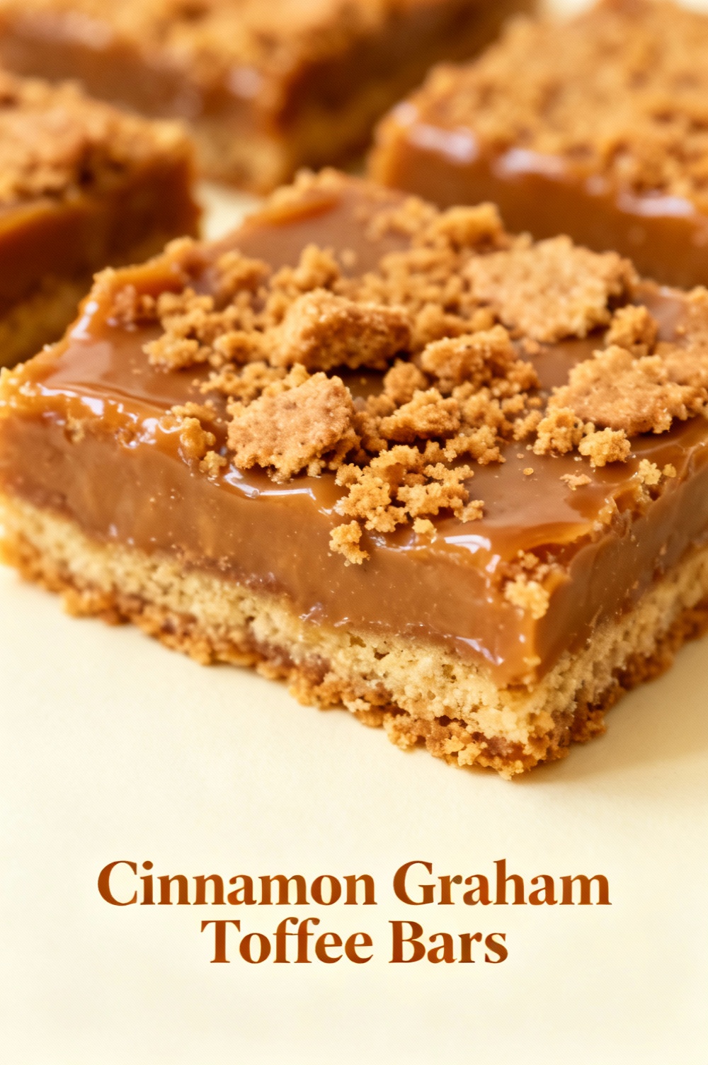 Cinnamon Graham Toffee Bars